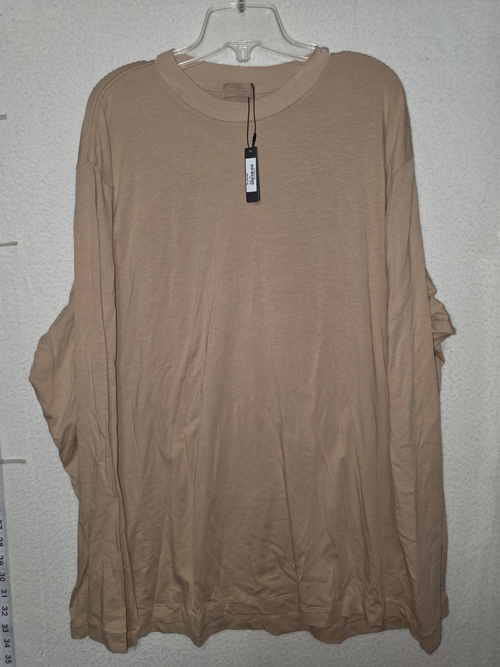 SKIMS Long Sleeve Tee in Nude Tan
